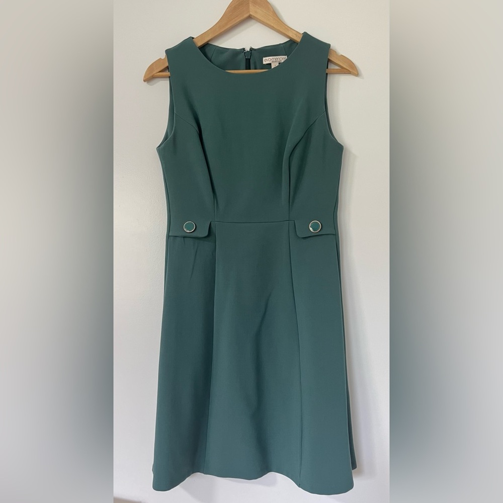 Eva Mendes Fit and Flare Dress